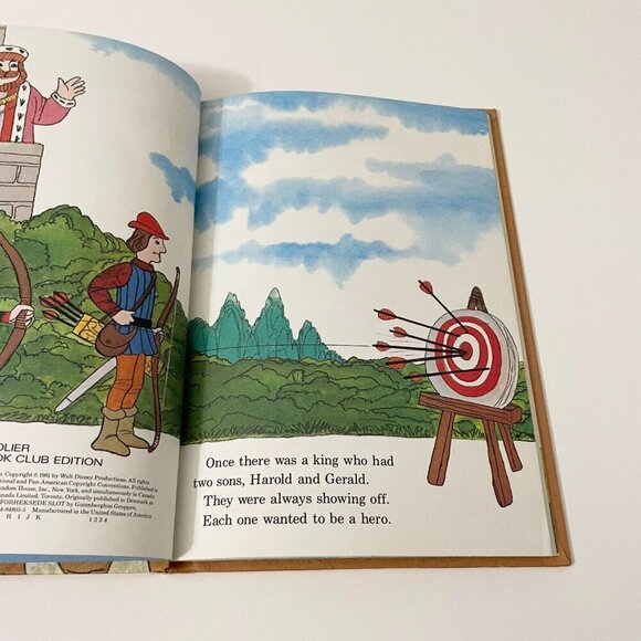 Vtg 1981 Walt Disney Presents Goofy and the Enchanted Castle Hardcover - Picture 11 of 16